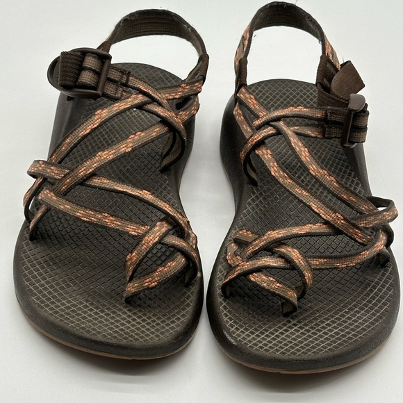 Chaco ZX2 Yampa J105016 Strappy Brown Toe Loop Water Sandals US Women's Size 9 - Picture 2 of 11